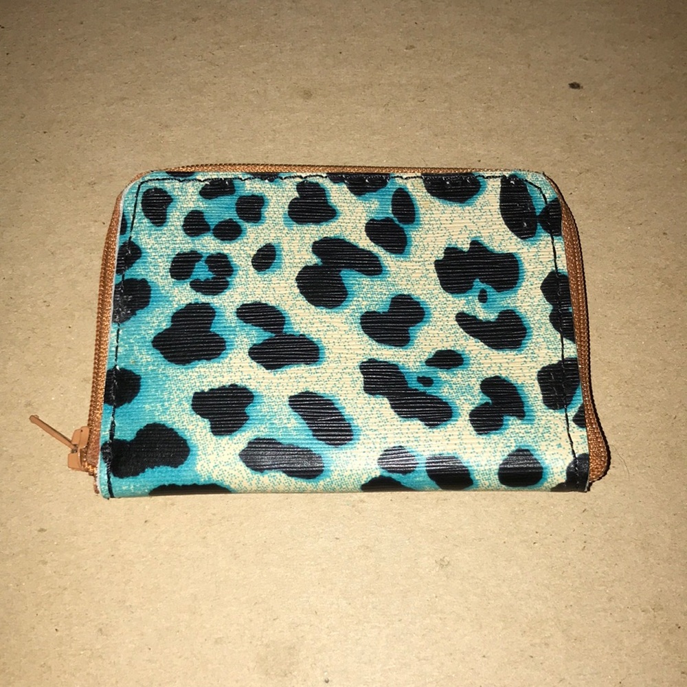Leopard print wallet